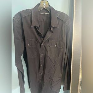 Men’s Ralph Lauren black label safari shirt